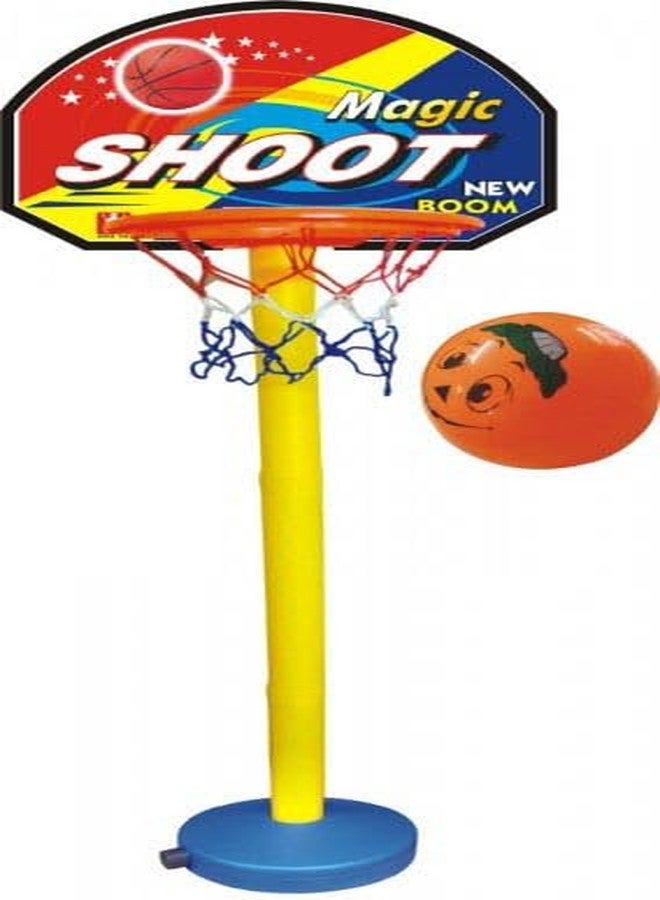 Raming Fox Kids Basketball Set with Adjustable Stand, 5 Height Levels from 56 to 178 cm, Indoor Outdoor Sports Toy with Ball - Image 2